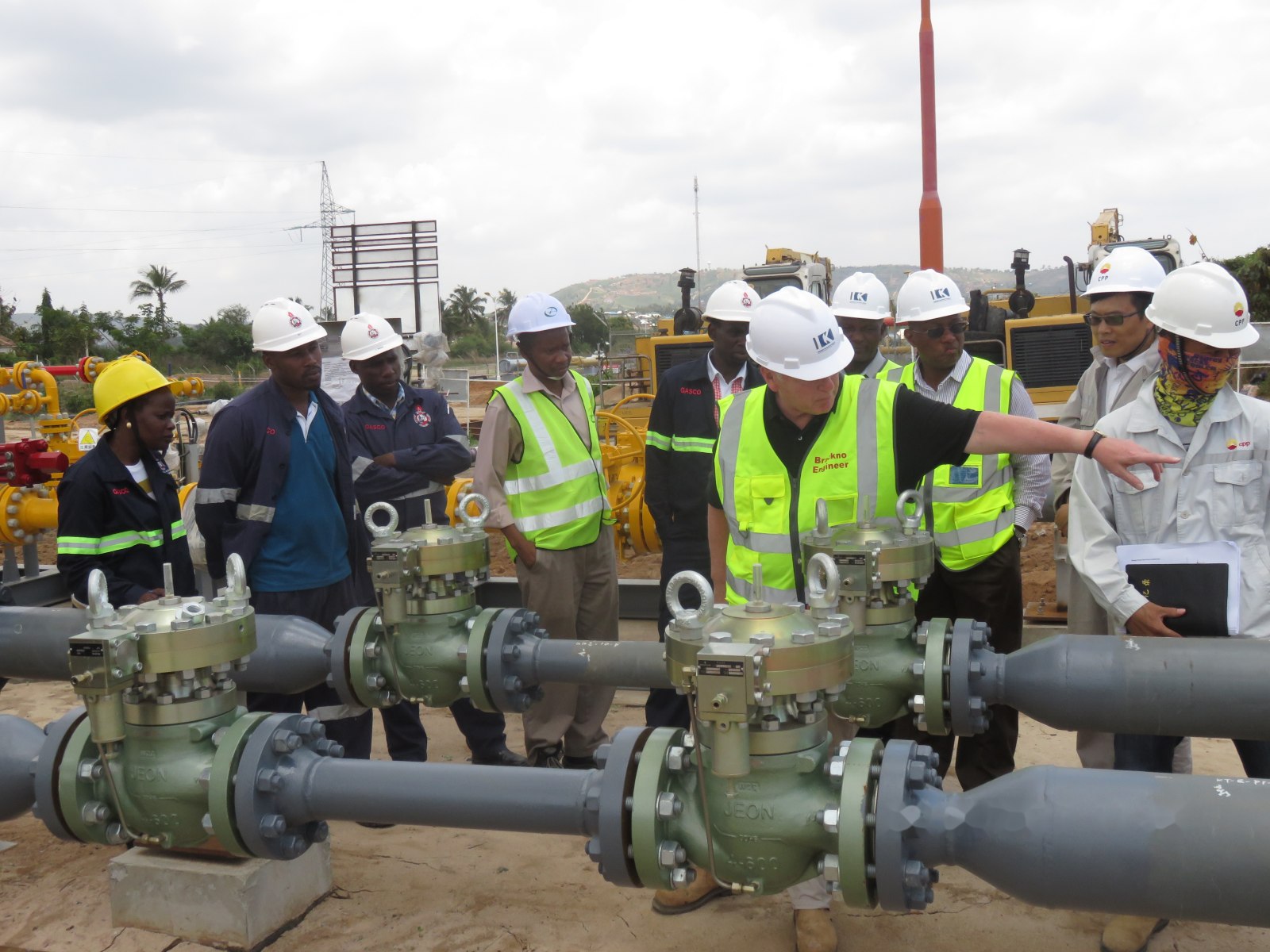 Walking the regulator run at the above ground installation